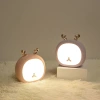 Amazon's creative new cute pet deer night light usb charging touch cartoon soft light eye-protecting companion night light details Picture